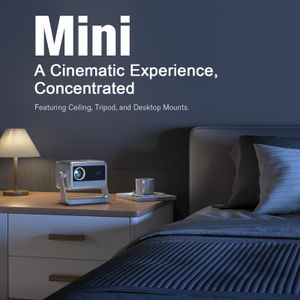 VOPLLS 4K Smart Projector – Home Theater WiFi Bluetooth