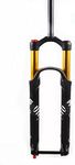 Mountain Bike Suspension Fork 27.5 29 inch 1-1/8 Straight Tube Travel 120mm Through Axle 15 * 110mm Rebound Adjust for XC/DH/AM Bike Front Forks (Color : Gold, Size : 29inch)