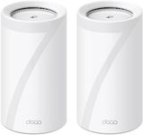 TP-Link Deco BE22000 Tri-Band WiFi 7 Mesh System (Deco BE85) - 12-Stream 22 Gbps, 2× 10G + 2× 2.5G Ports Wired Backhaul, 8× High-Gain Antennas, VPN, AI-Roaming, 4×4 MU-MIMO, HomeShield 2-Pack