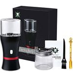 Electric Herb Grinder, 1100 mAh Electric Grinder Dry Herb & Spice Grinder with 2 x 1.7oz/50ml Herb Jars and a Mini Shovel