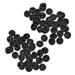 EXCEART 100PCS Black Finger Cots Anti Static Rubber Fingertip Protective Finger Cots For Electronic Repair Handmade Apply Tattoo Machine