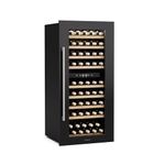 Klarstein Vinsider Duo Wine Fridge - 79 Bottle Capacity, Dual Zone, 5-22°C, Touch Control, LED Lighting, UV Protection, Built-in Wine Cooler