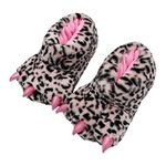 YESBOR Women's Plush Monster Feet House Slippers Halloween Furry Animal Costume Paw Claw Shoes Tiger 6