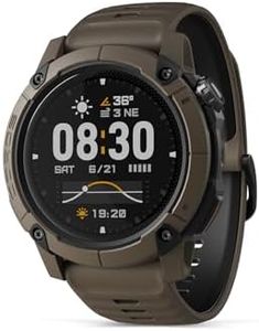 COROS Nomad Outdoor GPS Watch, 1.3" MIP Touchscreen, Global maps with Turn-by-Turn Navigation, 22 Days Battery Life, Microphone Records Voice Notes, Altitude, and Safety alerts - Brown