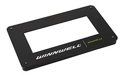 Winnwell 4Way Hockey Passing Aid - Passing & Stick Handling Trainer Suitable for On or Off Ice, Help Improve Puck Control & Shooting with Rubber Rebounder Passing Aide