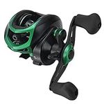 Lixada Fishing Reel Lightweight High Speed 9.1:1 Gear Ratio 19+1 Ball Bearings Baitcasting Reel Left/Right hand