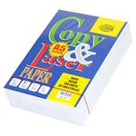 FIS Copy & Laser Photocopy Paper, 500 Sheets, White, 80 gsm, A5 (148 x 210 mm) Size - FSPWA5JFNE