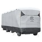 Classic Accessories SkyShield Heavy-Duty RV Class A Cover, for 33'-37' L, 135" Max H, Black/Grey/Snow White, 80-372-101901-EX