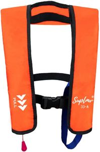 Suptmv Basic Inflatable Life Jacket Life Vest Automatic for Adults (Click to Select Orange)…