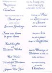 KWELLAM Words Christmas Wishes Thank You Seasons Greetings Clear Stamps for Card Making Decoration and DIY Scrapbooking