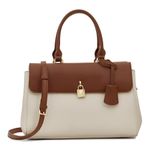 Miraggio Sierra Solid Western Handbag For Women With Detachable & Adjustable Sling/Crossbody Bag, Beige