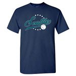 Pro Baseball Vintage Team Men's Retro Fan Apparel, Seattle - Navy Shirt, XXL