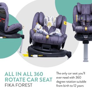 Cosatto Rotate 360 Car Seat – Fika Forest, Swivel Baby Seat