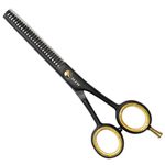 MJW Hair Thinning Scissors - Stainless Steel Hair Cutting Teeth Shears, Professional Barber Hairdressing Blending Shears, Ideal Texturizing and Layering Scissors for Men and Women