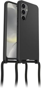 OtterBox React Necklace Coque pour Samsung Galaxy S24, Coque de Protection Ultra Fine avec Collier réglable et Amovible, Testé Selon Les Normes Militaires, Noir