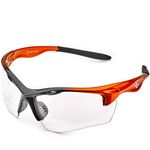 ToolFreak Rebel Bifocal Safety Glasses Rated to UKCA, UKNI, CE EN166, Accessories Included (Clear Lens (+2.5))