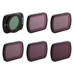 Skyreat ND Filters Set for DJI Osmo Pocket 3 Creator Combo Accessories -6 Pack (CPL/ND8/ND16/ND32/ND64/ND128)