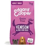 Edgard Cooper Adult Dry Dog Food - (Venison & Duck, 7kg), Grain & Gluten Free, Hypoallergenic, Natural Ingredients & fresh meat, full of essential amino acids for healthy insides