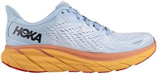 HOKA ONE ONE Women's Clifton 8 Running Shoe, Summer Song Ice Flow, 9 US