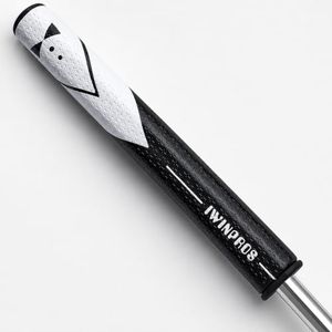 iWinpros Putter Grip Size 3.0, Lightweight Golf Putter Grip, Textured Comfort Design for Superior Control, Anti-Slip Pattern Polyurethane Grips for Golf (Black)