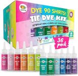 Tie Dye Kit for Kids & Adults - 36 