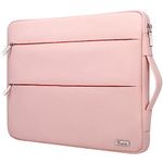 Voova Laptop Case Sleeve 15.6 16 Inch with Handle,Waterproof Slim Computer Cover Bag Compatible with MacBook Pro 16 M1/M2 2021-2023, Lenovo Yoga 7i 16,15.6” Hp ASUS Acer Laptop,New pink