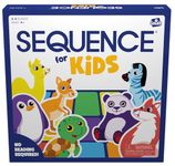 Pressman Sequence for Kids - The 'No Reading Required' Strategy Game by Jax, Multi Color, 11 inches (2-4 Players)