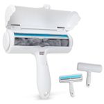 VPMeetx Pet Hair Remover Roller - 2Pcs Reusable Lint Roller and Carpet Brush for Clothes, Bedding, Furniture, and Carpets,Perfect Lint Remover and Pet Hair Remover