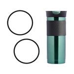 2pcs Silicon Leak-Proof Gasket Rubber Seal Ring Spare Gaskets Accessories for Contigo Byron Travel Mug,Replacement Rubber Lid Seals Compatible with 16 & 20 oz Contigo Snapseal Byron Travel Mug