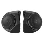 TCT-MT 6.5'' Rear Speakers Pods Fit For Harley 2014-20220 Tour Pak Road King FLHR Road Glide FLTR Electra Street Glide FLHX FLHT Ultra Classic FLHTCU FLHTK FLRT FLTRXS FLTRU Black 2019 2018 2017 16 15