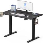 FLEXISPOT Lite Electric Standing Desk 110 * 60cm Height Adjustable Sit Stand Desk Stand Up Desk for Home Office (Black)