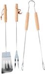 Edco 871125292101 6.5 x 38 cm Metal Barbecue Tools (3-Piece)