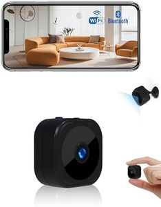 AOBOCAM 1080P HD Indoor Camera for Indoor Security with App Control Motion Detection & Night Vision Wireless WiFi Rechargeable Pet Camera for Home/Office 24/7 Cycle Save Video Only (1080P)