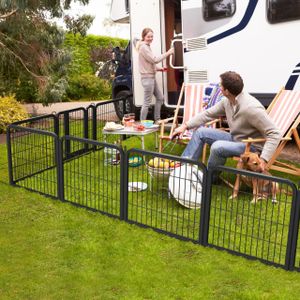 Yaheetech 6-Panel Dog Playpen – Indoor/Outdoor Pet Fence