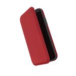 Speck Products Presidio Folio iPhone XR Case, Heathered Heartrate Red/Heartrate Red/Graphite Grey