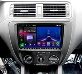 Android 13 Car Stereo for Volkswagen Seat Golf Passat Jetta Beetle Tiguan Touran EOS Polo, 9 inch Double Din Touchscreen Car Radio GPS Navigation with Wireless CarPlay Android Auto WiFi BT SWC 2+32GB