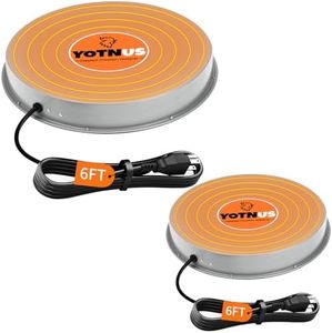 YOTNUS Chicken Water Heater for Winter, 11Inch + 14.6Inch Heater Base