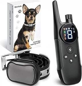 Extra Small Size Dog and Puppy Training Collar with Remote for Small Dogs 5-15lbs and Puppies with Shock - Waterproof & 1000 Ft Range