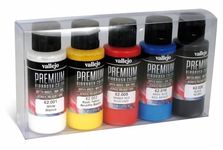 Vallejo Premium Color 60 ml Opaque Color Set (Set of 5)