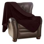 Mambe 100% Waterproof Silky Soft Throw for Dogs, Cats, and People (LargeLong 60" x 120", Merlot) Made in The USA