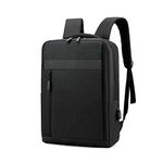 GoHustle City Slim Business Laptop Backpack Bag for Upto 15 inch Laptops and MacBooks (Charcoal Black)