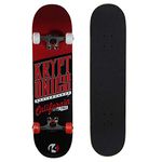 Kryptonics Star Series Cali Red Skateboard 31 Inches Unisex Youth Black/Red