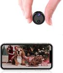 QZT Mini Spy Hidden Camera,4K WIFI Cameras with Audio and Video 160°Wide Motion Detection and Night Vision Take Pictures for Meeting Recording Audio and Video Surveillance Pet Cameras