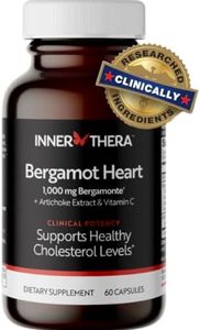 INNERTHERA 1000mg Citrus Bergamot Supplement - Triple Ingredient Advanced Formula+, Clinically Proven Bergamonte, Formulated with Vitamin C and Artichoke Extract, 60 Count