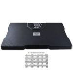 My Weigh XL-700 High Capacity Talking Bathroom Scale ~ Includes Measurement Equivalents Sticker