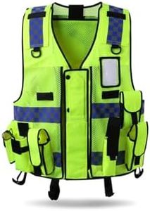 ALL IN RED BOX Security Vest High Visibility Safety Vest Tactic Security Patrol Vest Staff Workwear Safety Clothing Safety Reflective Vest