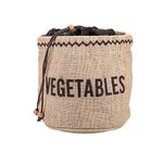 Natural Elements Vegetable Storage Bag, Hessian, Brown, 20 x 20cm