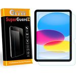 SuperGuardZ [2-PACK] For iPad 10.9 inch (10th Gen, 2022) Screen Protector Tempered Glass Anti Blue Light, Eye Protection, HD Clear, Anti-Scratch, Anti-Shock