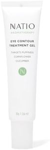 Natio Australia Aromatherapy Eye Contour Treatment Gel 35g - Cooling Eye Cream to Minimise Puffiness, Fine Lines, Dark Circles & Signs of Fatigue - Suitable for All Skin Types - Chamomile, Cornflower, Calendula & Cucumber - Made in Australia