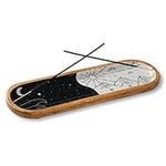 Folkulture Incense Holder or Incense Burner, Ash Catcher or Insense Stick Holder or Insence Tray, 12-inch Long (Yin Yang)